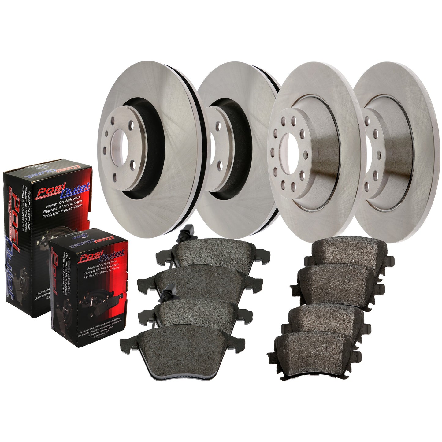 Centric Parts Disc Brake Kit with Posi-Quiet Pads for 4-Wheel OE Plus 903.42004