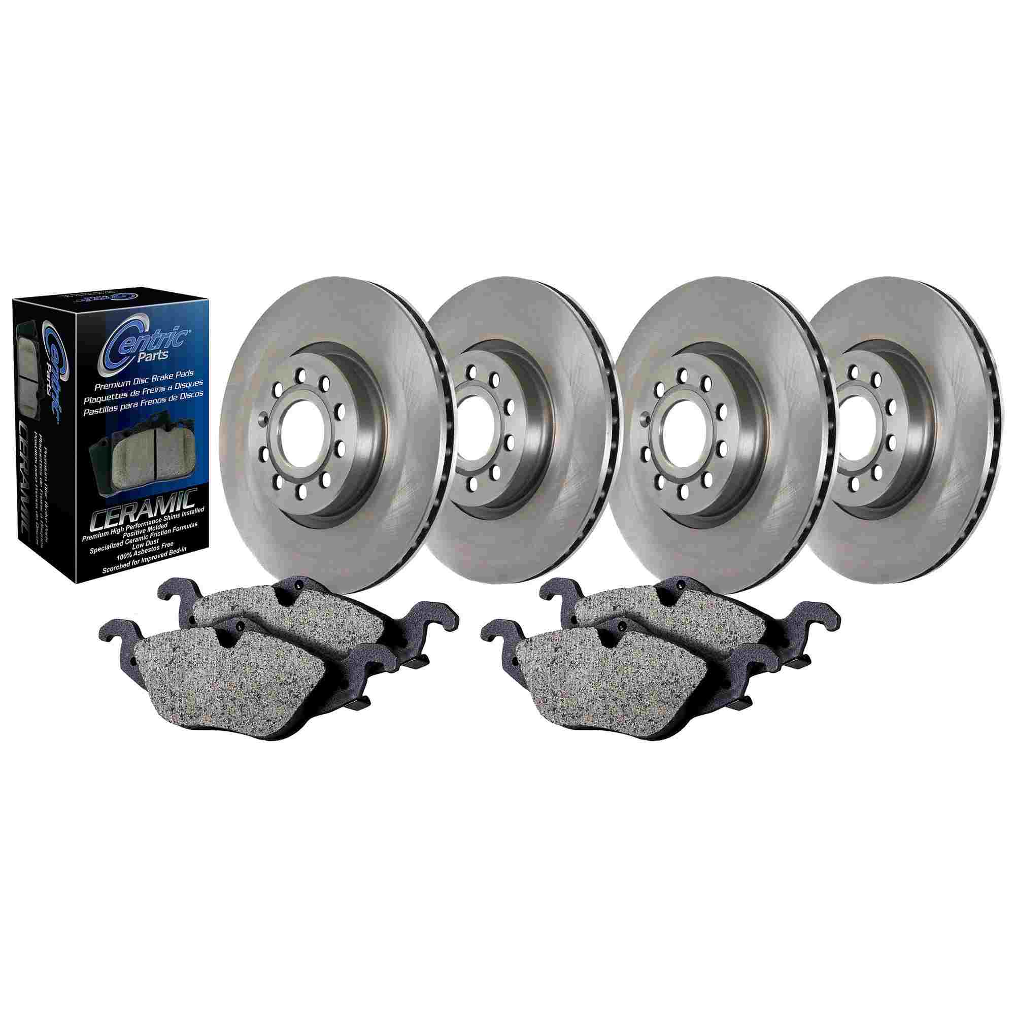 Centric Parts OE Grade Brake Kit 4-Wheel 905.04003