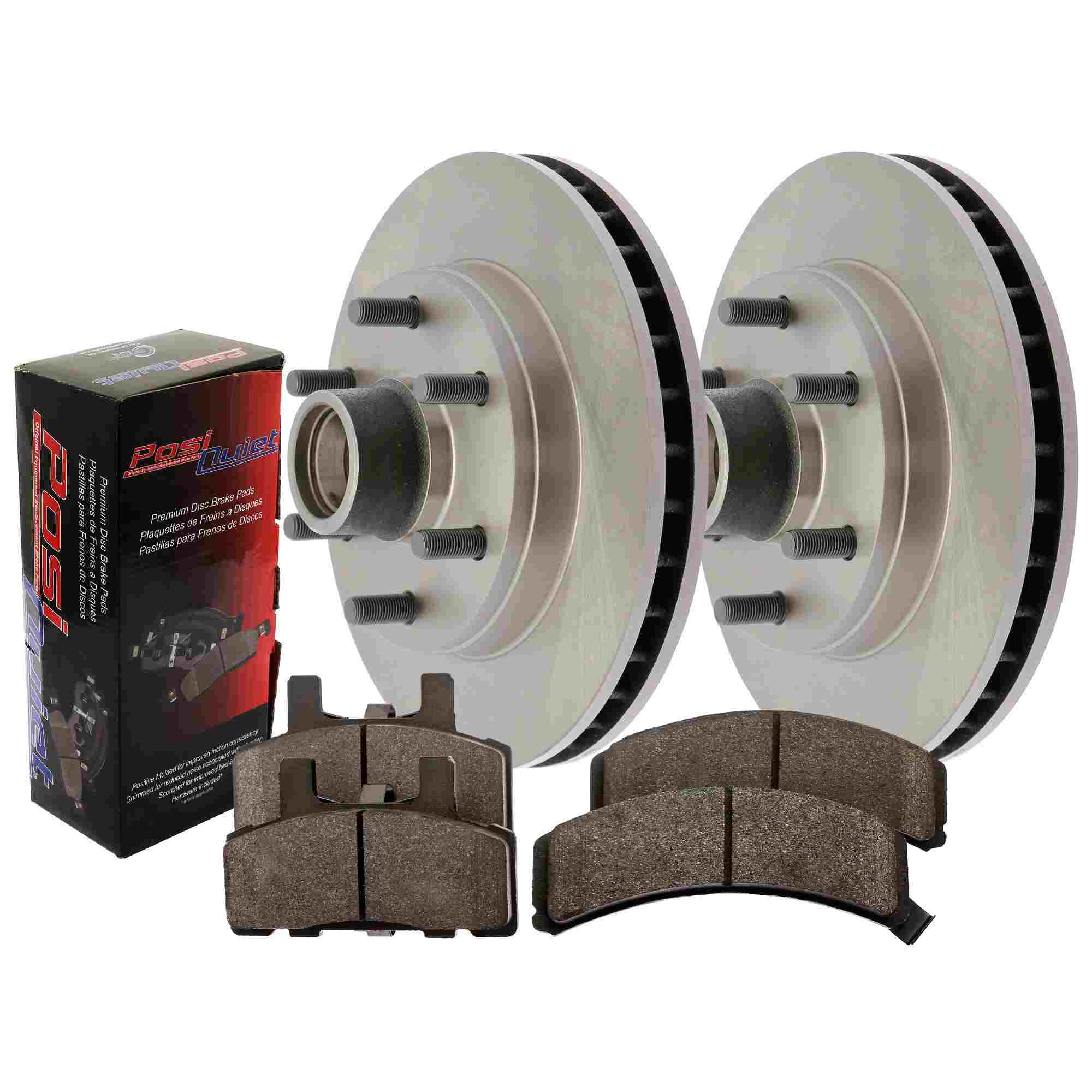 Centric Parts OE Plus Brake Kit 2-Wheel 907.02502