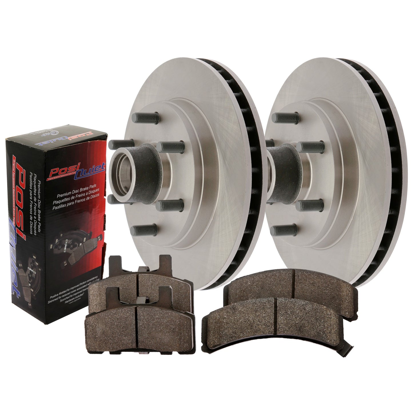 Centric Parts Disc Brake Kit Posi Quiet Pads with C-TEK Rotors for 2017-2020 Ford Fusion 907.61540