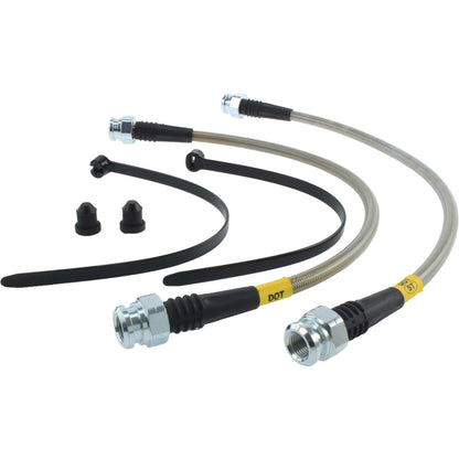 StopTech 00-04 Ferrari F360/04-05 F360 Stradale/96-02 Maranello Front Stainless Steel Brake Line Kit 950.03003