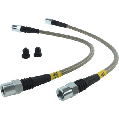 StopTech 01-05 Audi Allroad Quattro Stainless Steel Front Brake Lines 950.33003