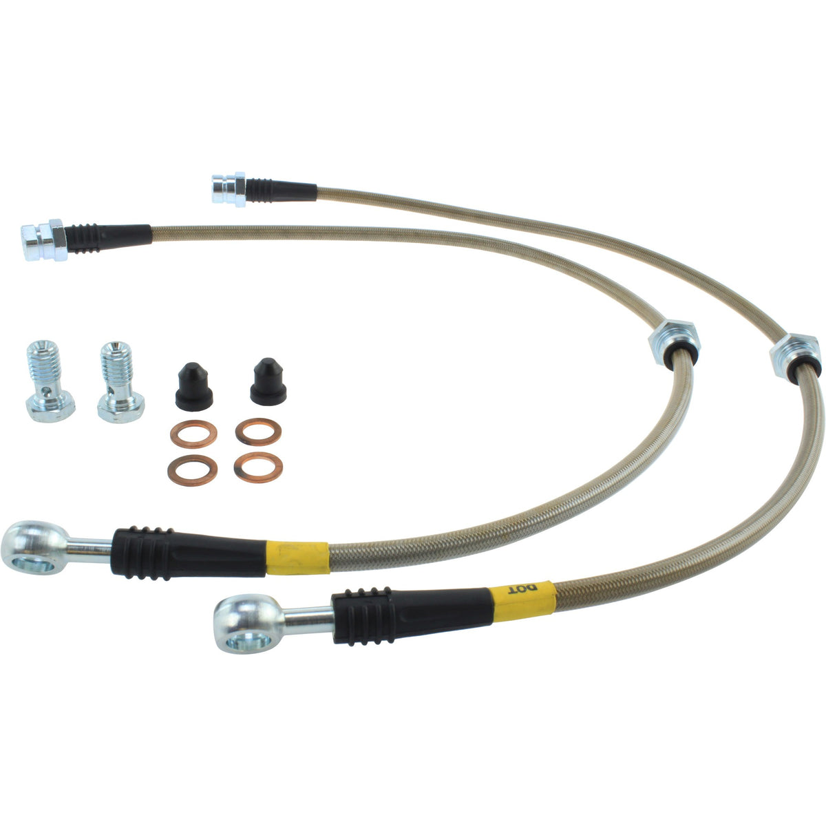 StopTech Front Stainless Steel Brake Line Kit Audi MkII TT 2.0L 950.33023