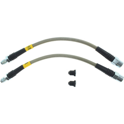 StopTech 92-94 Audi S4/95 Audi S6 Rear Stainless Steel Brake Line Kit 950.33506