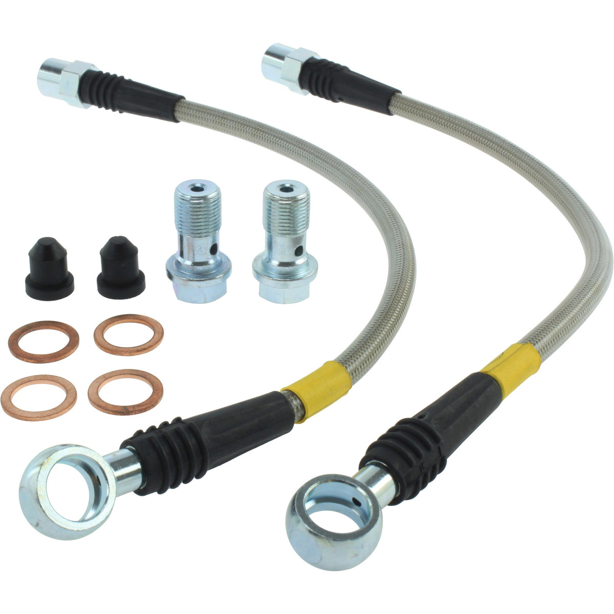 StopTech 07-08 Audi RS4 Rear Stainless Steel Brake Line Kit 950.33508
