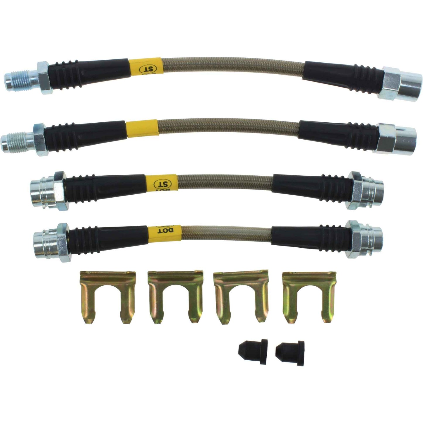 StopTech 93-98 Volkswagen Golf Stainless Steel Rear Brake Lines 950.33512