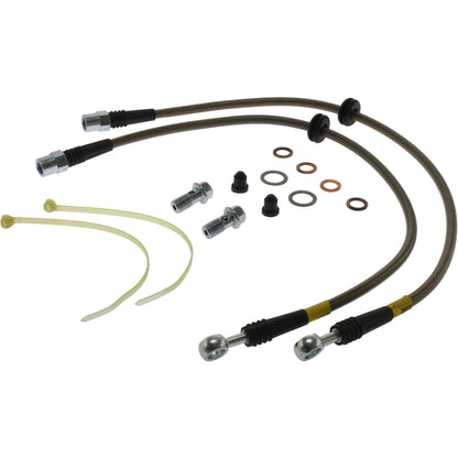 StopTech BMW Stainless Steel Front Brake Lines (For Various BBK Kits) 950.34004