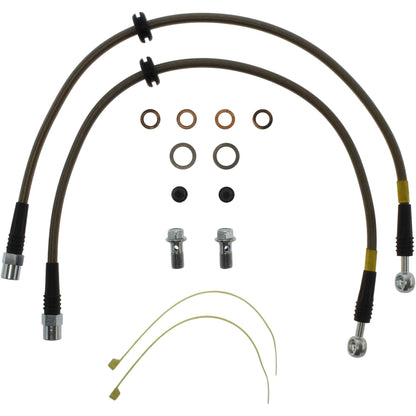 StopTech BMW Stainless Steel Front Brake Lines (For Various BBK Kits) 950.34004