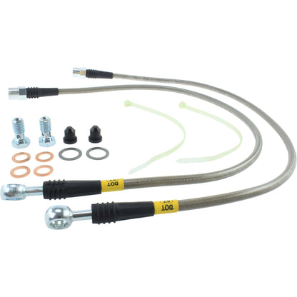 StopTech 00-06 BMW X5 Stainless Steel Rear Brake Line Kit 950.34516
