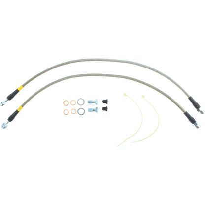 StopTech 00-06 BMW X5 Stainless Steel Rear Brake Line Kit 950.34516