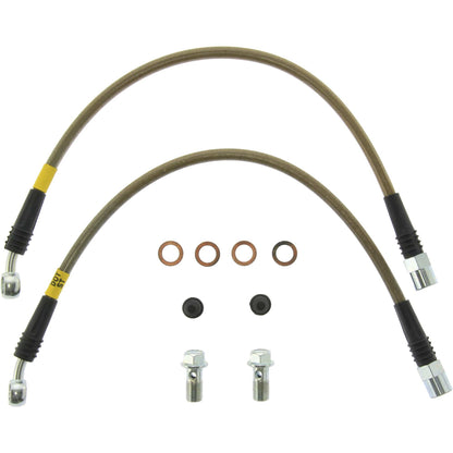 Stoptech 2008 Mercedes S600 Armored  Stainless Steel Rear Brake line Kit 950.35505