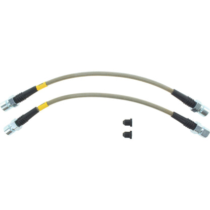 StopTech 89-98 Porsche 911 Stainless Steel Front Brake Lines 950.37001