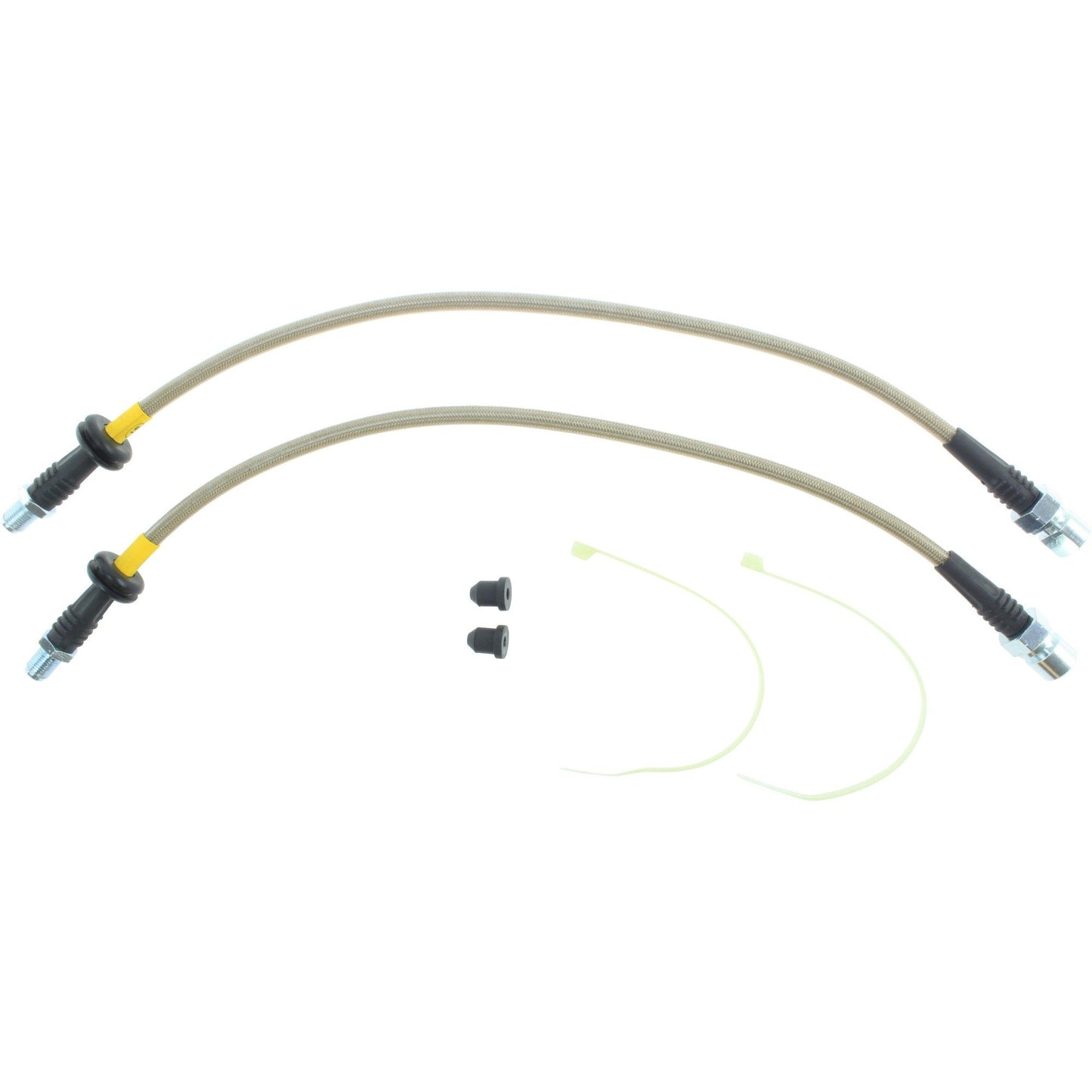 StopTech 92-95 Porsche 968 Exc Sport Brake Package Front Stainless Steel Brake Line Kit 950.37005