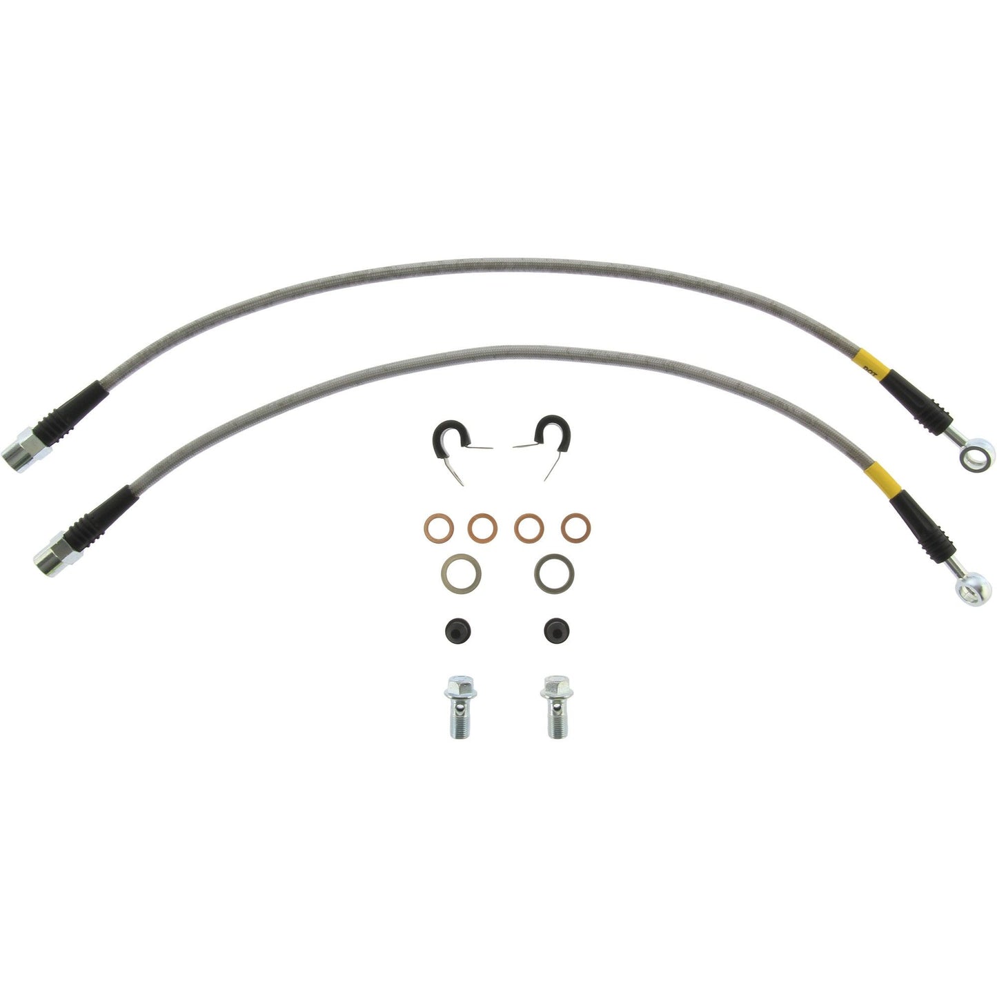 StopTech Porsche GT2 Front Stainless Steel Brake Line Kit 950.37012