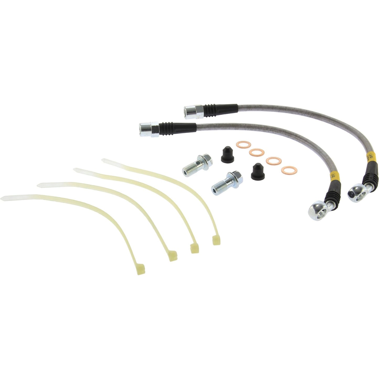 StopTech Porsche GT2 Rear Stainless Steel Brake Line Kit 950.37505