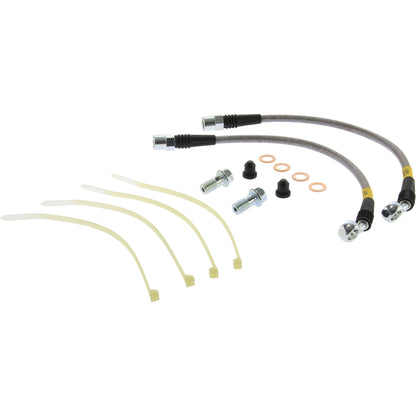 StopTech Porsche GT2 Rear Stainless Steel Brake Line Kit 950.37505