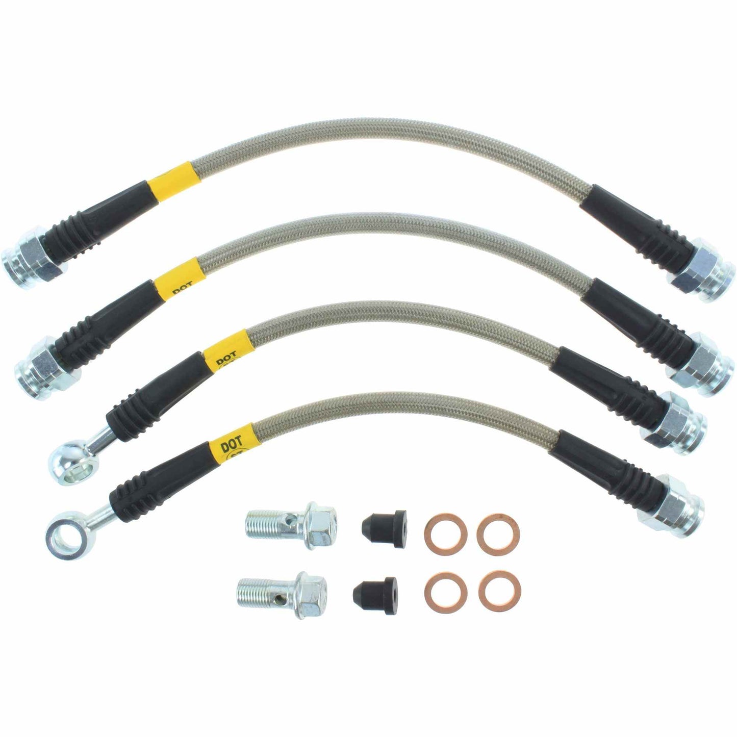 StopTech 07-13 Acura MDX Rear SS Brake Lines 950.40513