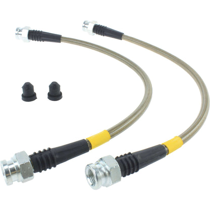 StopTech 07-08 Honda Fit Stainless Steel Rear Brake Lines 950.40515