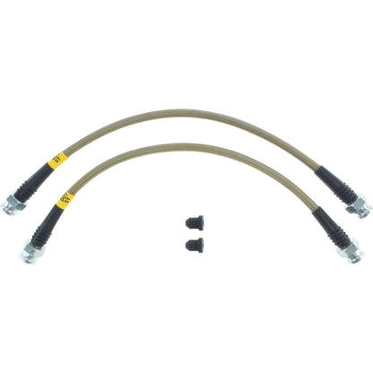 StopTech 07-08 Honda Fit Stainless Steel Rear Brake Lines 950.40515