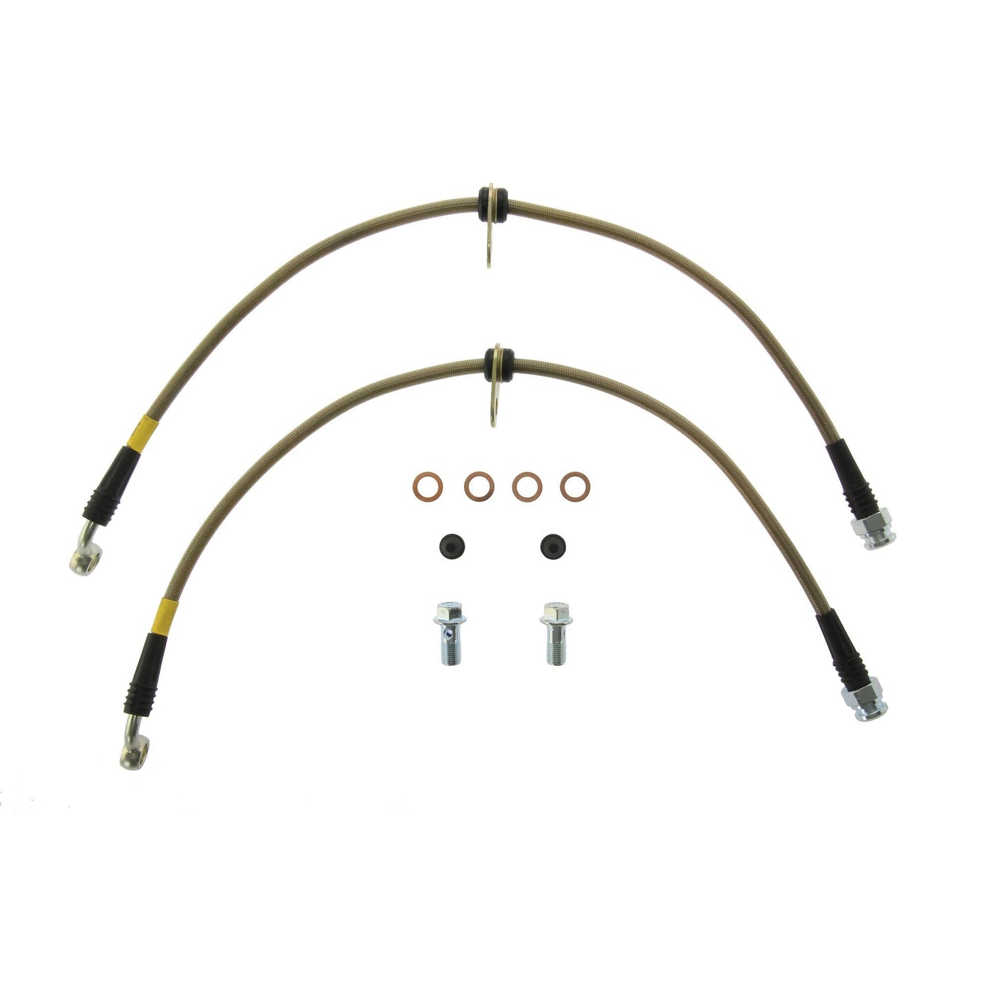 StopTech 2016 Honda Civic Stainless Steel Rear Brake Lines 950.40520