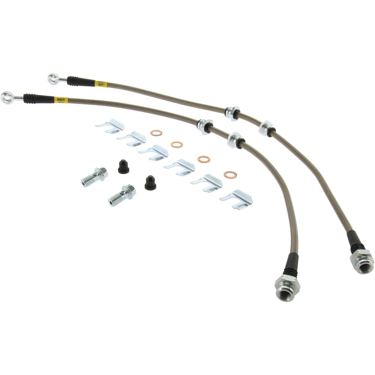 StopTech 90-96 Nissan 300ZX Stainless Steel BBK Front Brake Lines 950.42005