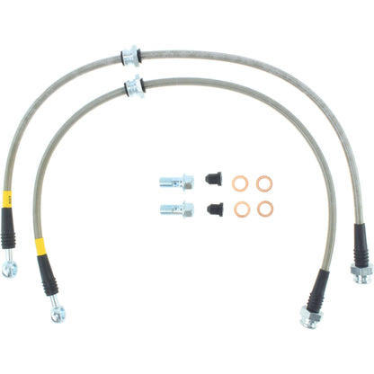StopTech 05-13 Nissan Murano Stainless Steel Front Brake Lines 950.42010