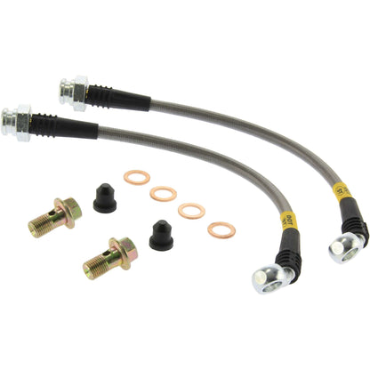 StopTech 90-96 Nissan 300ZX Stainless Steel BBK Rear Brake Lines 950.42501