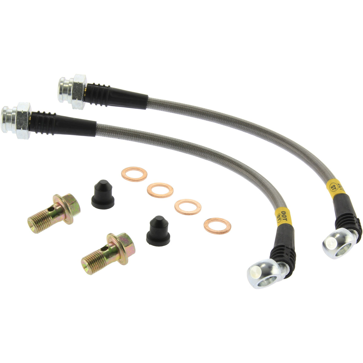 StopTech 90-96 Nissan 300ZX Stainless Steel BBK Rear Brake Lines 950.42501