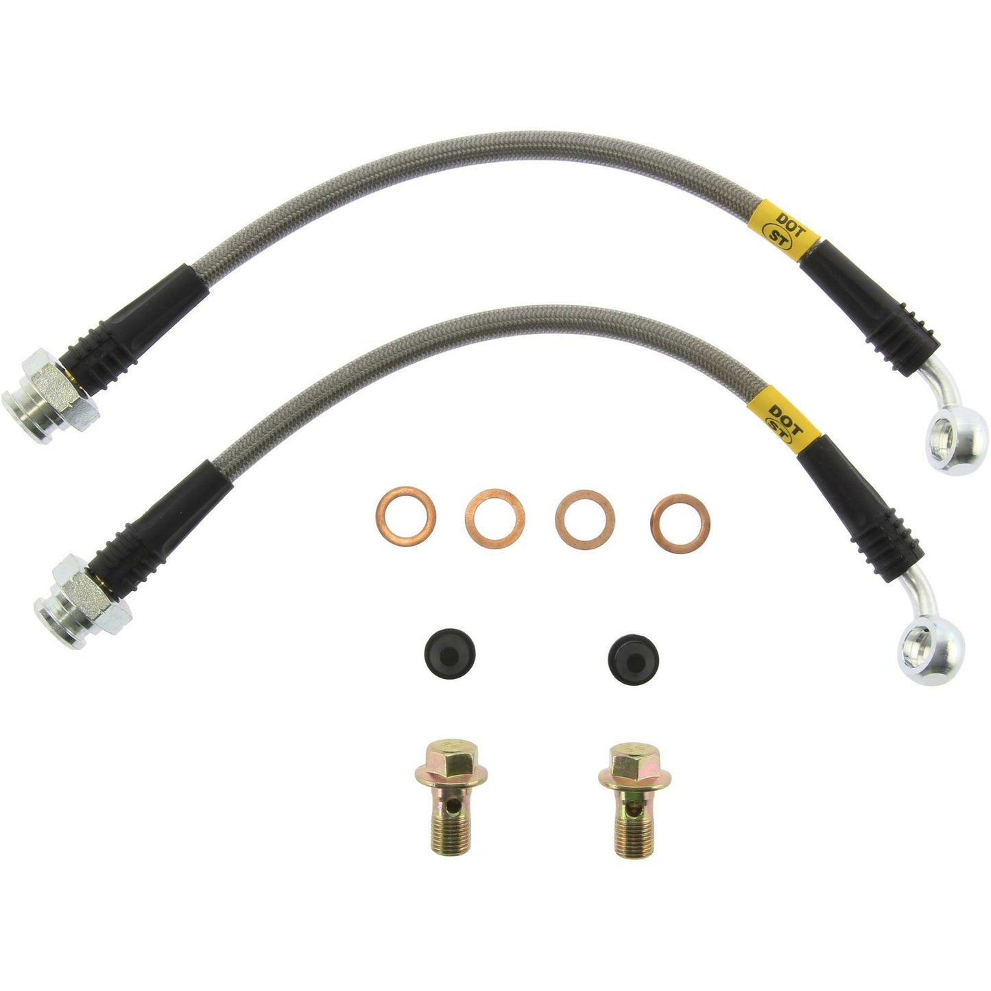 StopTech 90-96 Nissan 300ZX Stainless Steel BBK Rear Brake Lines 950.42501