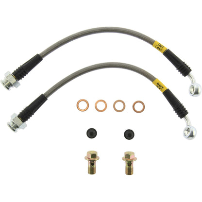 StopTech 90-96 Nissan 300ZX Stainless Steel BBK Rear Brake Lines 950.42501
