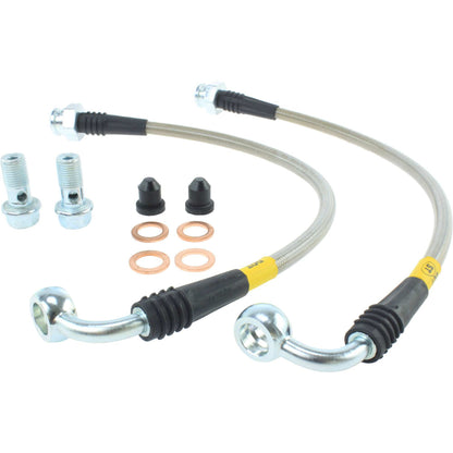 StopTech 07-08 Infiniti G35 Rear Stainless Steel Brake Lines 950.42502
