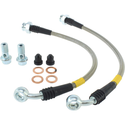 StopTech 05-13 Nissan Murano Stainless Steel Rear Brake Lines 950.42508