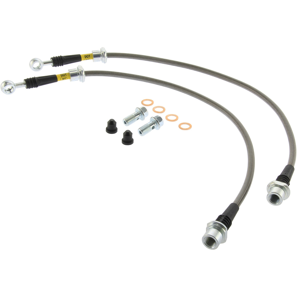 StopTech 07-08 Toyota Tundra Front Stainless Steel Brake Lines 950.44006
