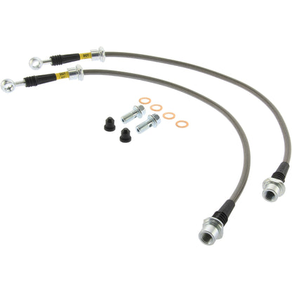 StopTech 07-08 Toyota Tundra Front Stainless Steel Brake Lines 950.44006