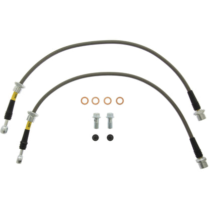 StopTech 07-08 Toyota Tundra Front Stainless Steel Brake Lines 950.44006