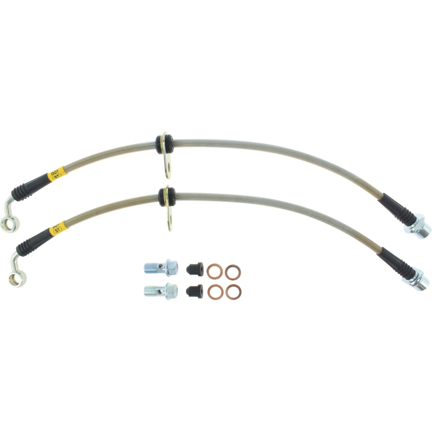 StopTech Stainless Steel Front Brake Lines 98-07 Toyota Land Cruiser 950.44010