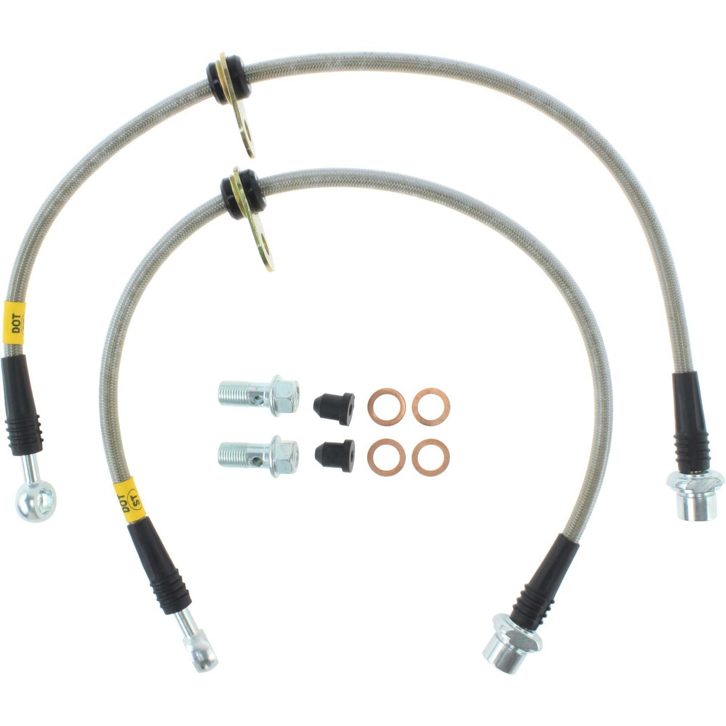 StopTech 04-06 Scion xB Stainless Steel Front Brake Lines 950.44011