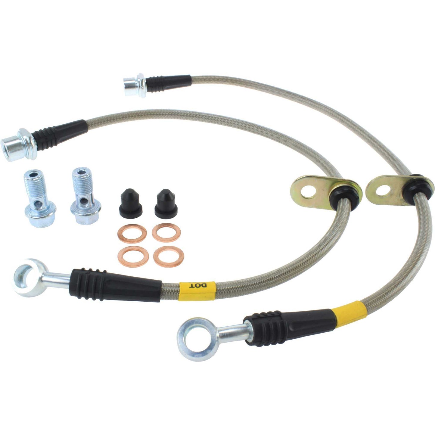 StopTech 94-99 Toyota Celica Front Stainless Steel Brake Lines 950.44020