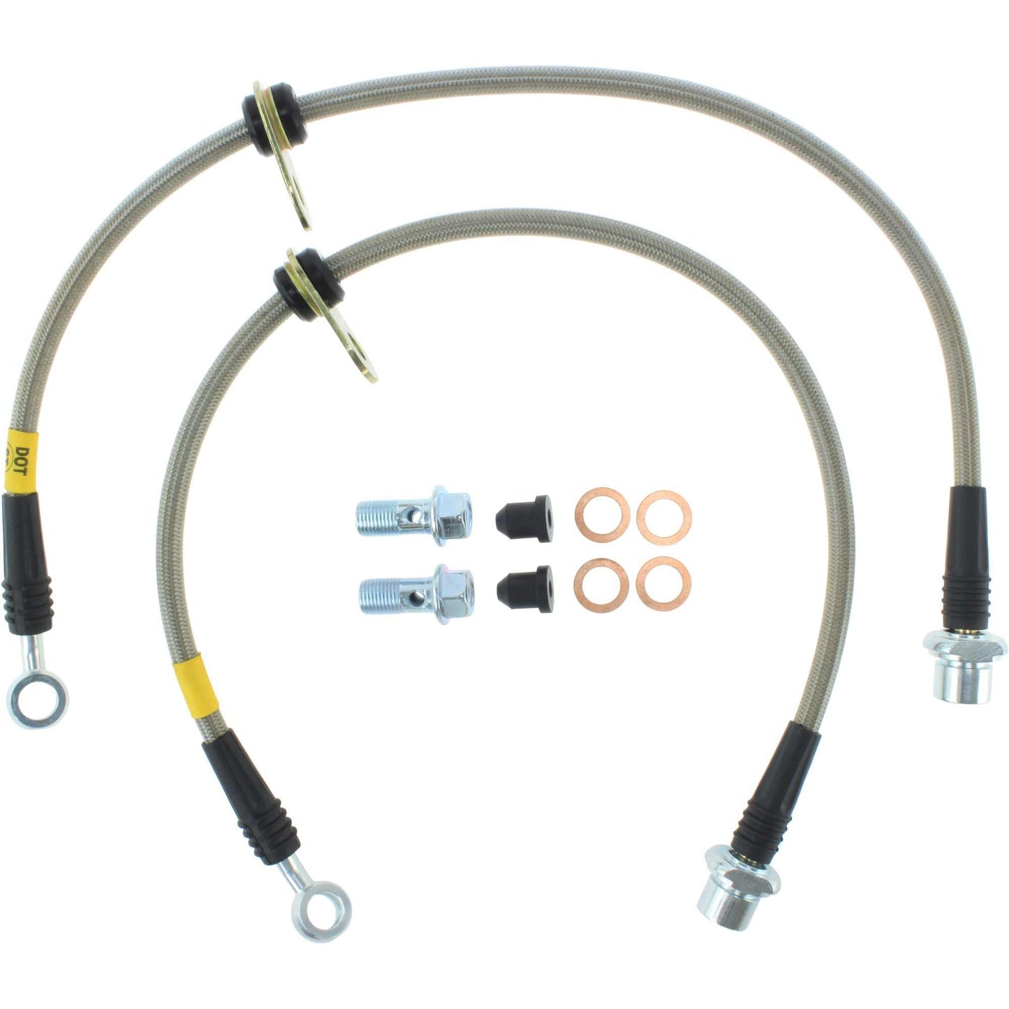 StopTech 94-99 Toyota Celica Front Stainless Steel Brake Lines 950.44020