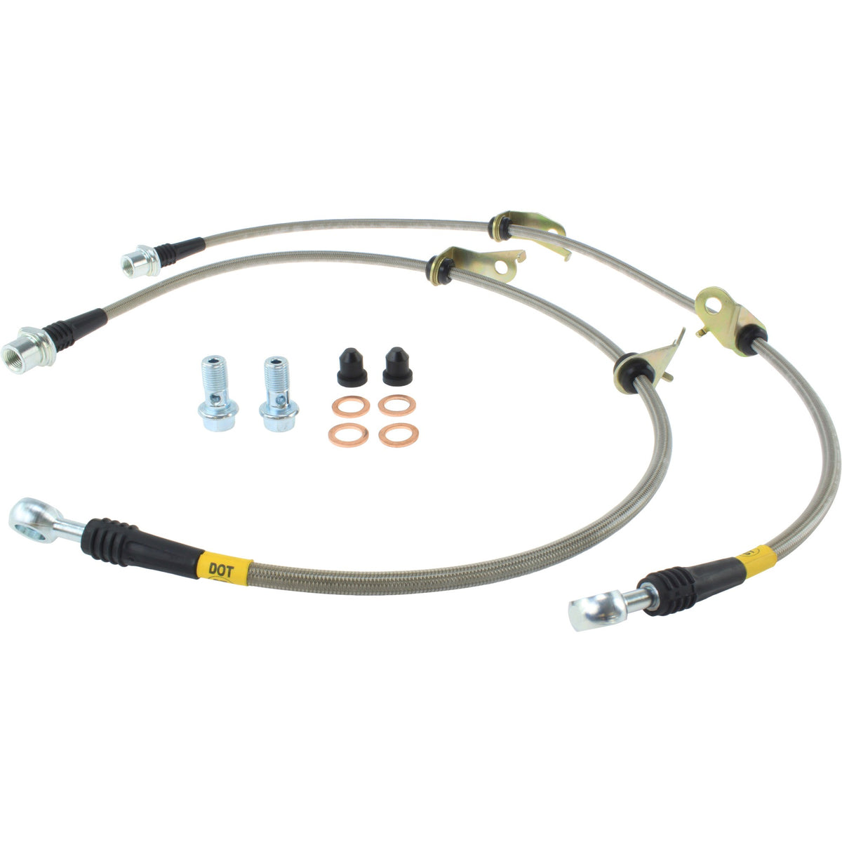 StopTech 11-17 Lexus CT200h Stainless Steel Front Brake Lines 950.44029