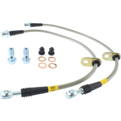 StopTech 92-01 Toyota Camry Stainless Steel Rear Brake Lines 950.44516
