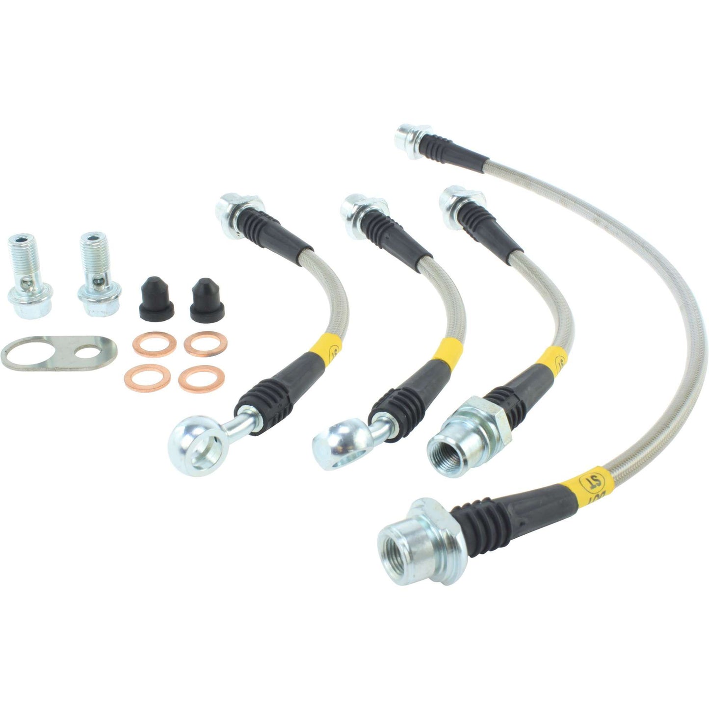 StopTech 08-11 Scion xB Rear Stainless Steel Brake Lines 950.44525