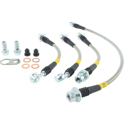 StopTech 08-11 Scion xB Rear Stainless Steel Brake Lines 950.44525