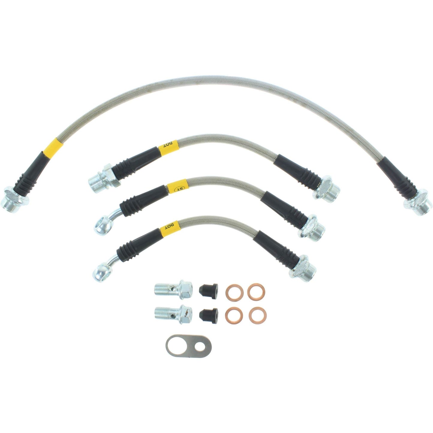 StopTech 08-11 Scion xB Rear Stainless Steel Brake Lines 950.44525