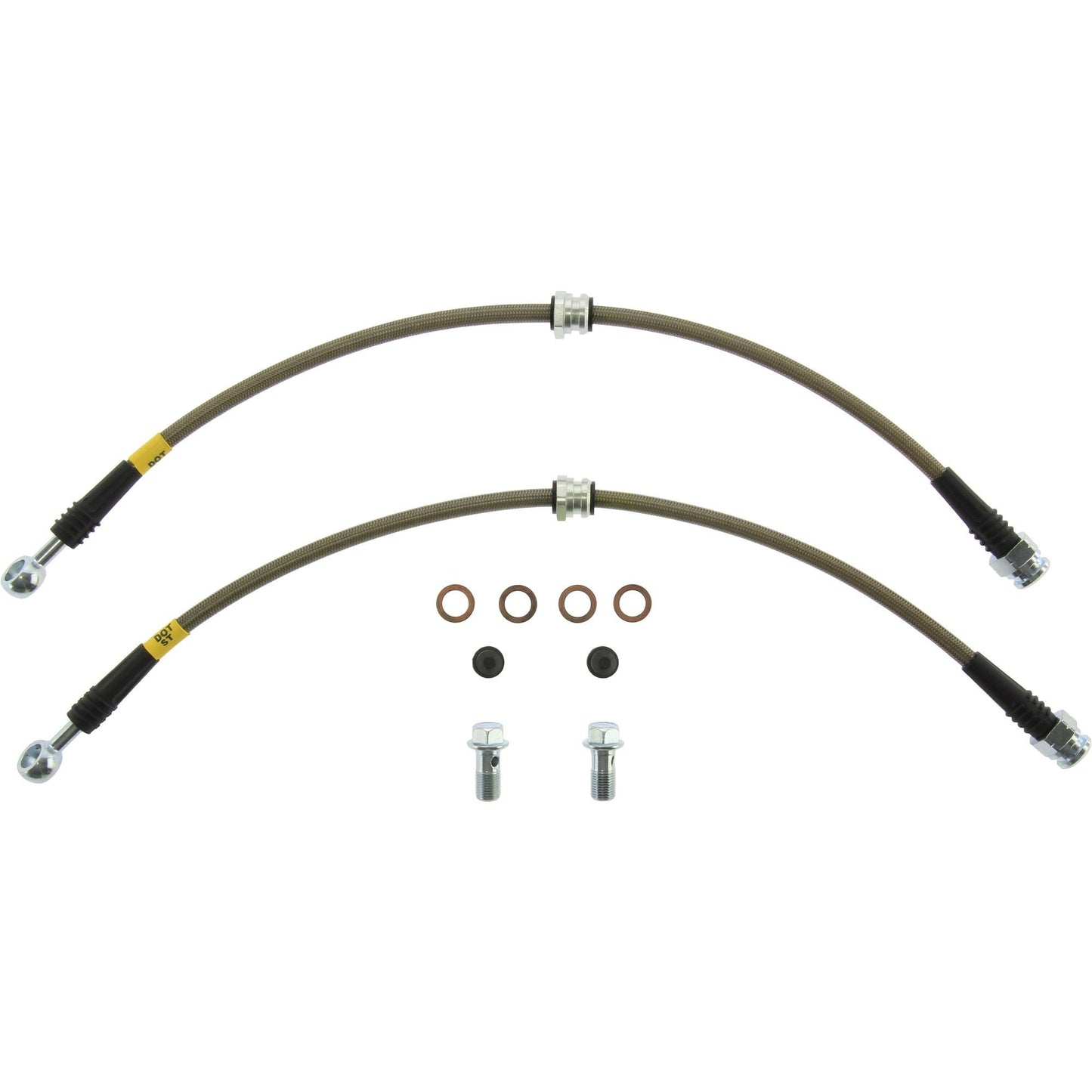 StopTech Stainless Steel Front Brake Lines for Big Brake Kit 950.45000