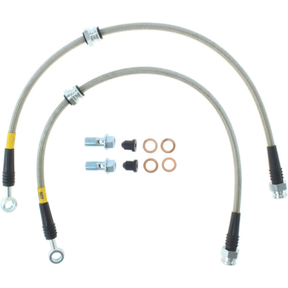 StopTech 14-16 Mazda 6 Stainless Steel Front Brake Lines 950.45010