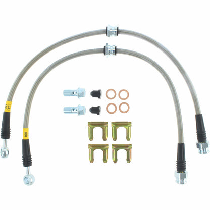StopTech 00-05 Mitsubishi Eclipse / 01-05 Dodge Stratus Stainless Steel Front Brake Lines 950.46001
