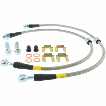 StopTech 95-99 Mitsubishi Eclipse Stainless Steel Rear Brake Lines 950.46004