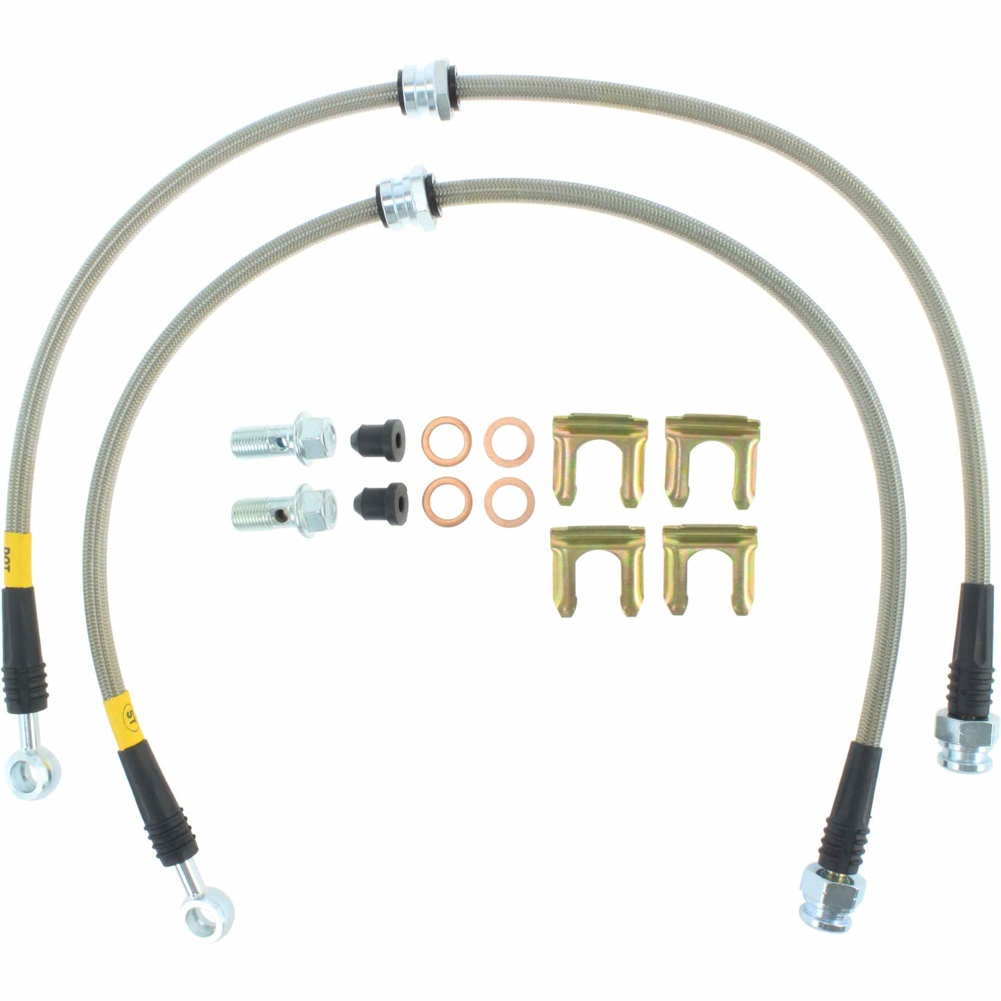 StopTech 95-99 Mitsubishi Eclipse Stainless Steel Rear Brake Lines 950.46004