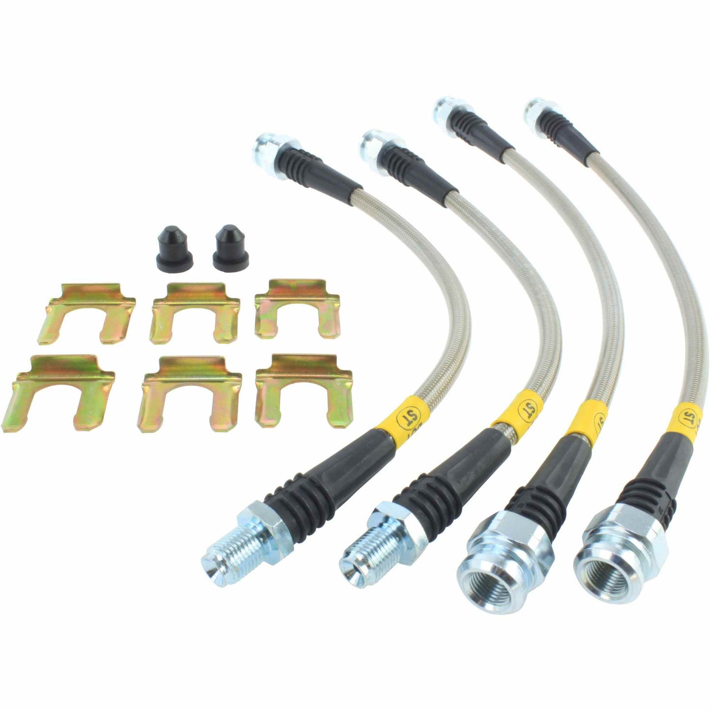 StopTech 90-94 Mitsubishi Eclipse Stainless Steel Rear Brake Lines 950.46502